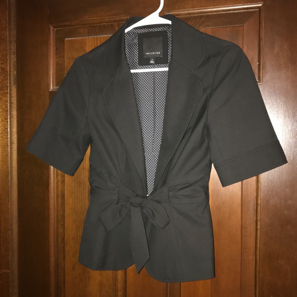 Black Quarter Length Blazer